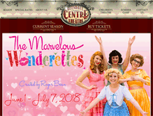 Tablet Screenshot of glendalecentretheatre.com